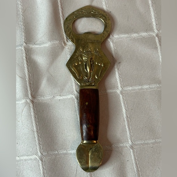 Vintage Other - Vintage Brass Elephant Bottle/Can Opener